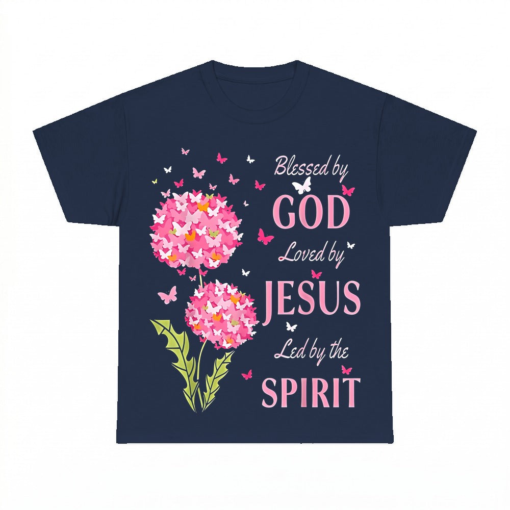 Loved By Jesus Led By The Spirit shirt - Navy