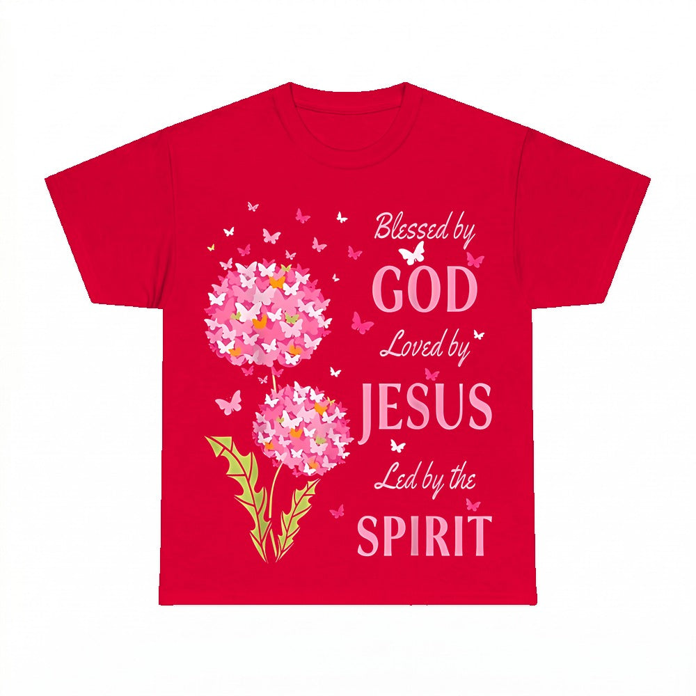 Loved By Jesus Led By The Spirit shirt - Red