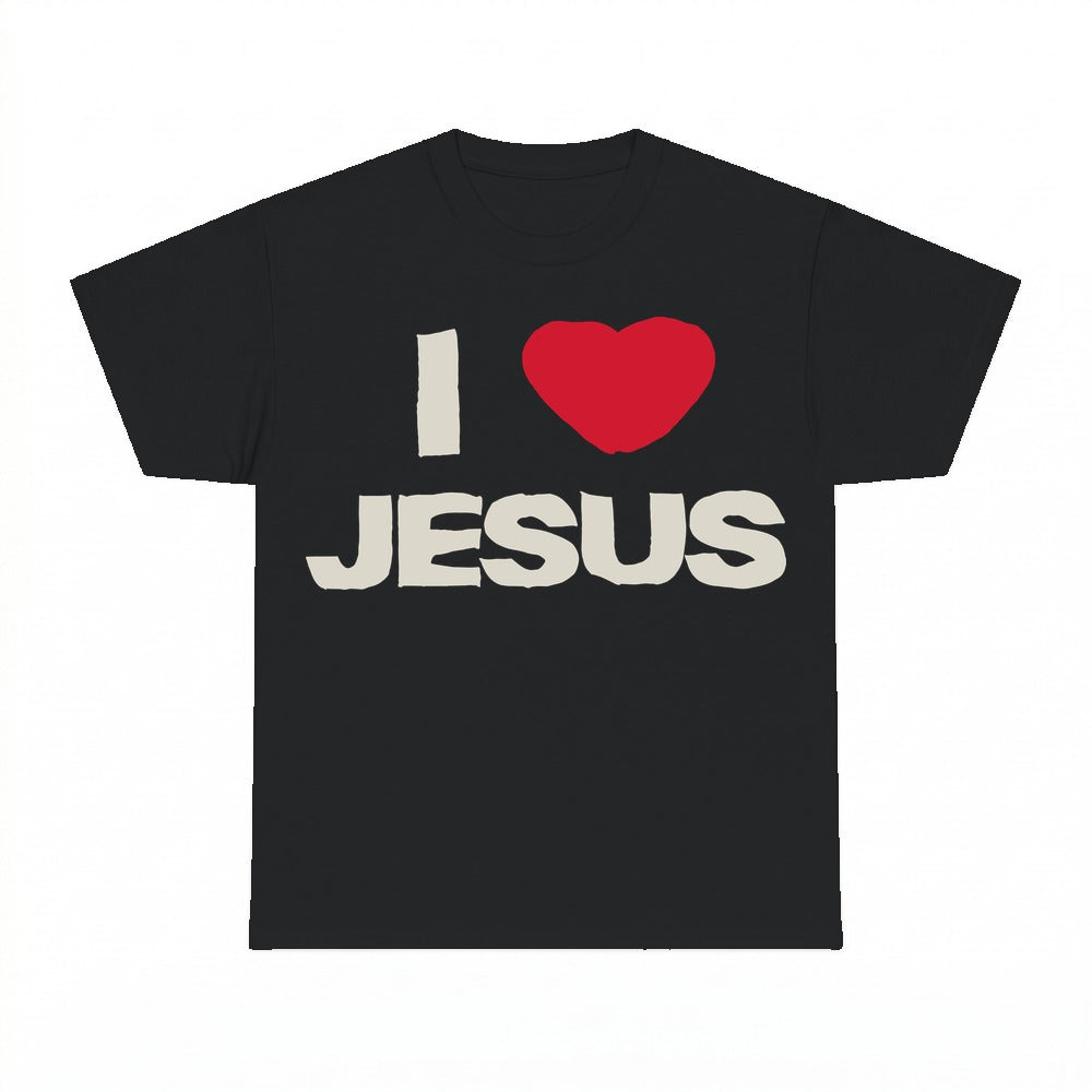 I Love Jesus shirt - Black