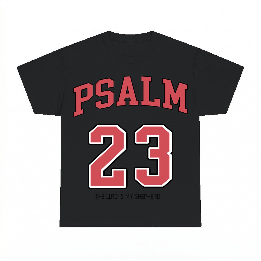 Psalm 23 The Lord Is My Shepherd shirt - Black