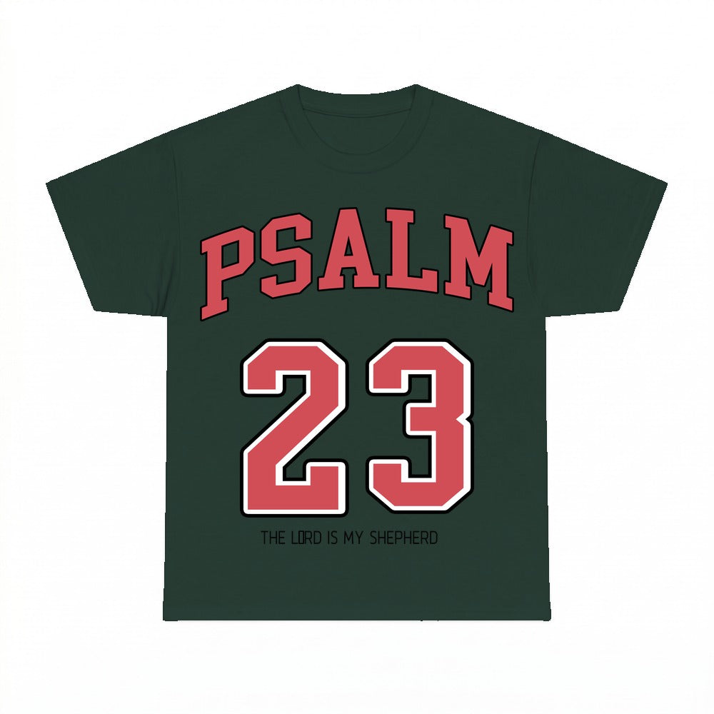 Psalm 23 The Lord Is My Shepherd shirt - Forest Green