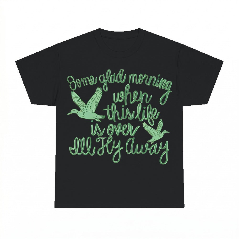 I'll Fly Away hymn shirt - Black