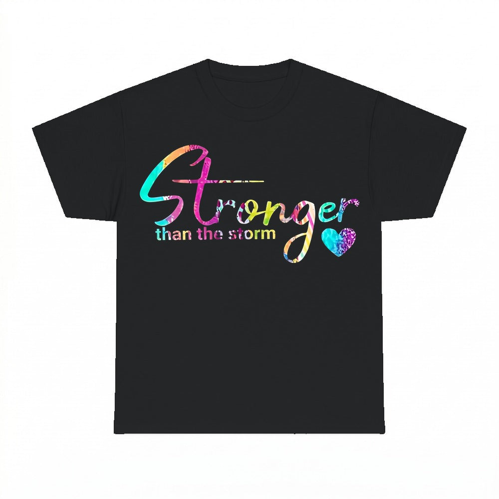 Stronger Than The Storm shirt - Black
