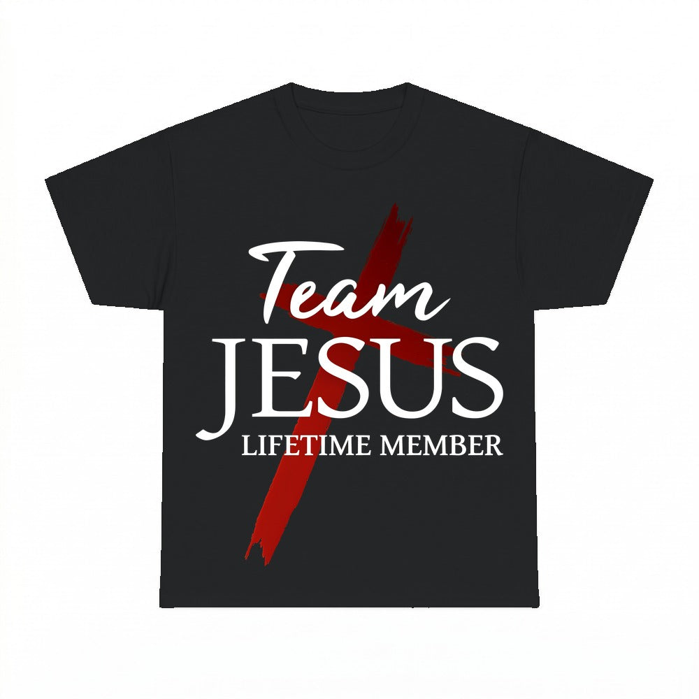 Team Jesus Lifetime Member shirt - Black