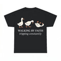 Walking By Faith Tripping Constantly shirt - Black